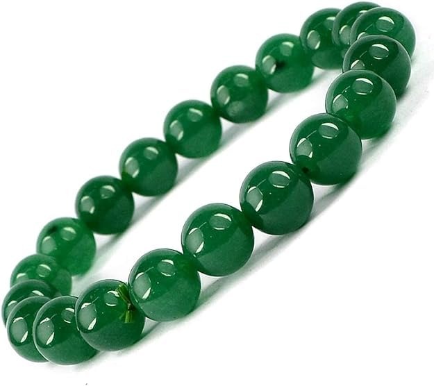 415sVURGDZL Green Jade Bracelet - Image 1