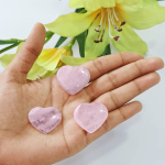 Natural crystal stone handcrafted flower shaped carving