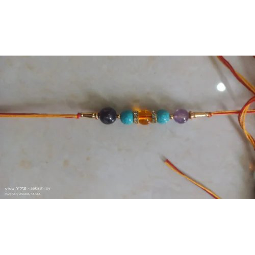 Crystal-stone-rakhi. Crystal stone rakhi - Image 1