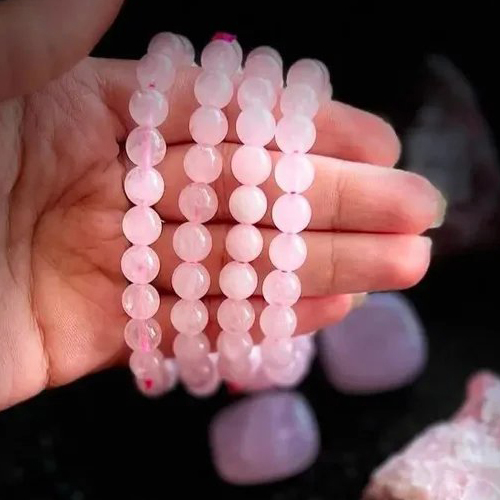 Rose-quartz-healing-Barcelet. Rose quartz healing Barcelet - Image 1