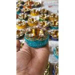 Naw festival orgonite pleate Diya - Image 2