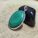 Malachite pendants